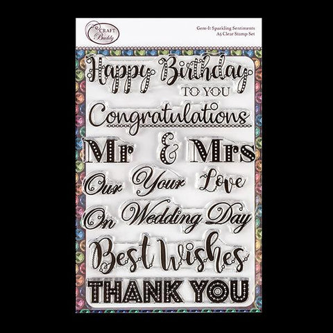 Gem It - Sparkling Sentiments Stamp Set