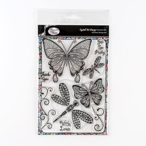 Summer Sky A5 Crystal Art Stamp Set - CCST2