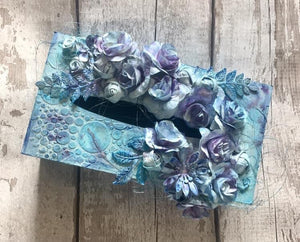 Pretty Gets Gritty - MDF Large Tissue Box Holder Kit