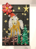 Animal Club International Horse   - "Christmas" Crystal Art Motifs (With Tools) - CAMK-47